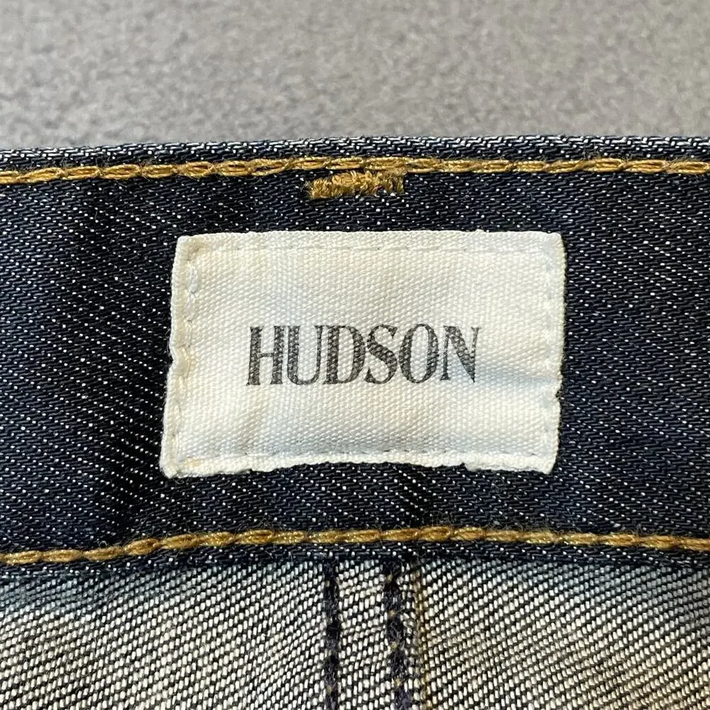 Hudson Jeans Pants Mens 32 Byron Straight Dark Wash Stretch Denim Five Pocket
